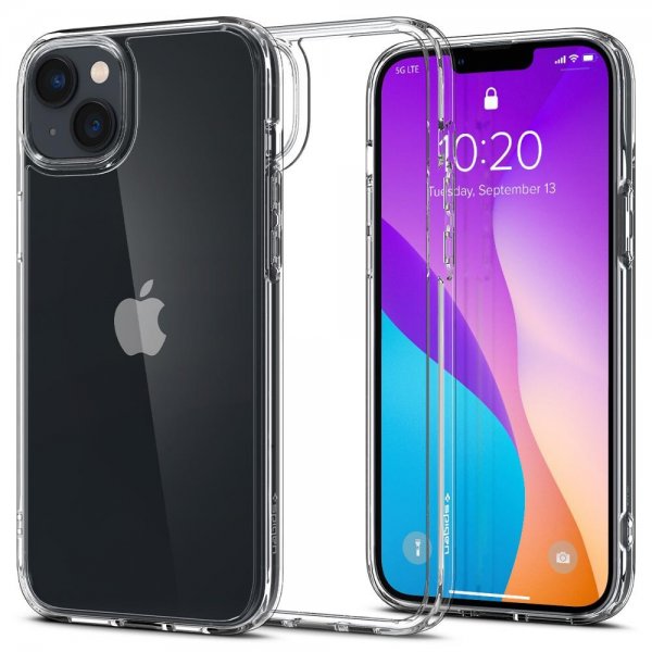 Spigen iPhone 14 Plus Deksel Crystal Hybrid Crystal Clear