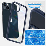 Spigen iPhone 14 Plus Deksel Crystal Hybrid Navy Blue