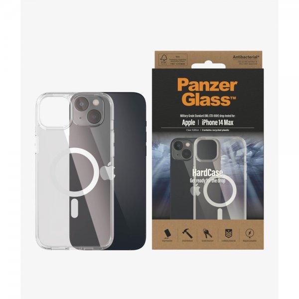 PanzerGlass iPhone 14 Plus Deksel HardCase MagSafe Transparent