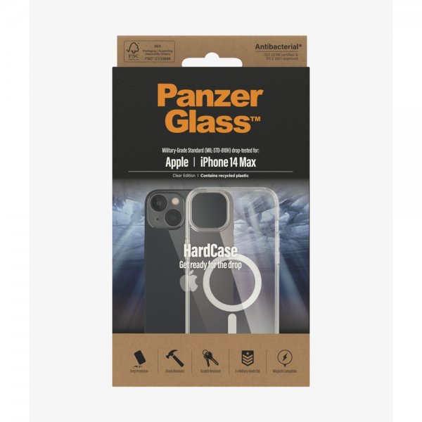 PanzerGlass iPhone 14 Plus Deksel HardCase MagSafe Transparent