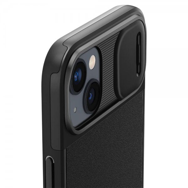 Spigen iPhone 14 Plus Deksel Optik Armor MagFit Svart