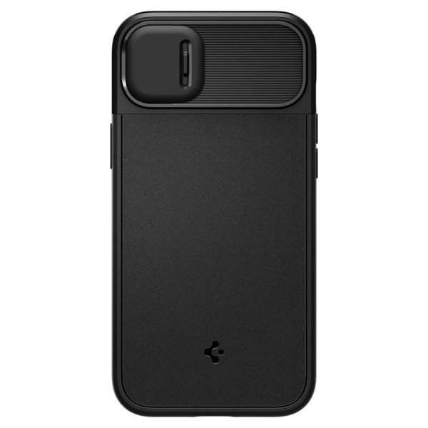 Spigen iPhone 14 Plus Deksel Optik Armor MagFit Svart