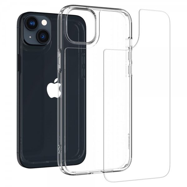 Spigen iPhone 14 Plus Deksel Quartz Hybrid Crystal Clear