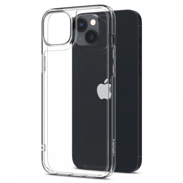 Spigen iPhone 14 Plus Deksel Quartz Hybrid Crystal Clear