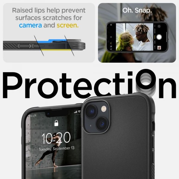 Spigen iPhone 14 Plus Deksel Rugged Armor MagFit Matte Black