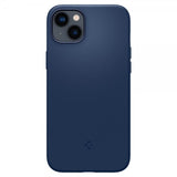Spigen iPhone 14 Plus Deksel Silicone Fit MagFit Navy Blue