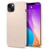Spigen iPhone 14 Plus Deksel Thin Fit Sand Beige