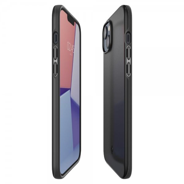 Spigen iPhone 14 Plus Deksel Thin Fit Svart