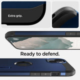 Spigen iPhone 14 Plus Deksel Tough Armor MagFit Navy Blue