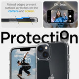 Spigen iPhone 14 Plus Deksel Ultra Hybrid Crystal Clear