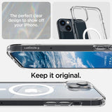 Spigen iPhone 14 Plus Deksel Ultra Hybrid MagFit Hvit