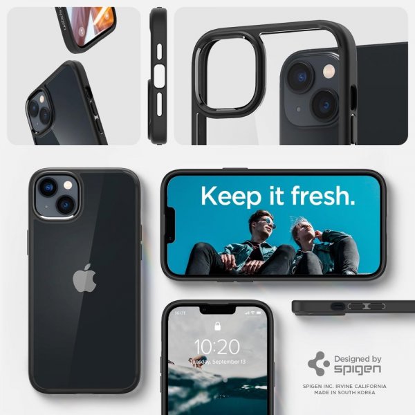 Spigen iPhone 14 Plus Deksel Ultra Hybrid Matte Black
