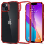 Spigen iPhone 14 Plus Deksel Ultra Hybrid Red Crystal