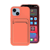 iPhone 14 Deksel Kortholder Oransje