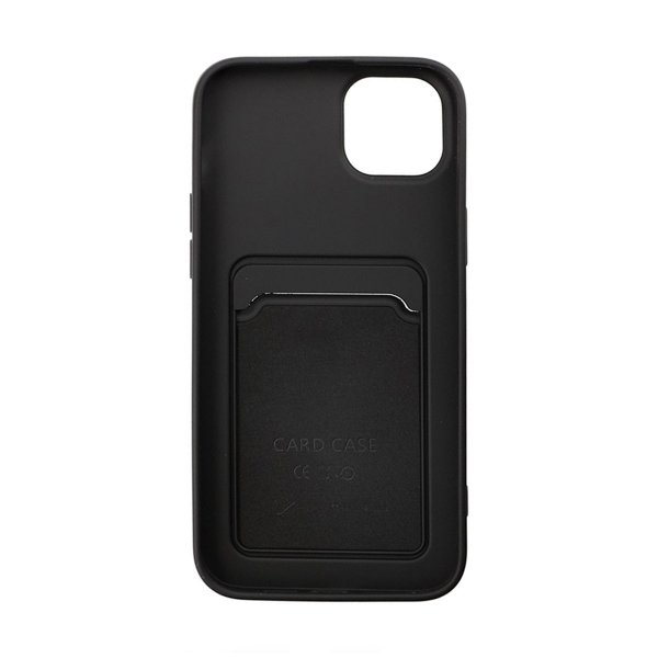 iPhone 14 Deksel Kortholder Svart