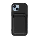 iPhone 14 Deksel Kortholder Svart