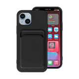 iPhone 14 Deksel Kortholder Svart