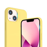 Rvelon iPhone 14 Deksel Silikon Gul