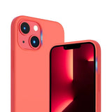 Rvelon iPhone 14 Deksel Silikon MagSafe Rosa