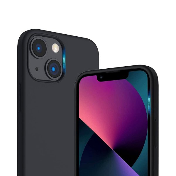 Rvelon iPhone 14 Deksel Silikon Svart