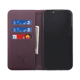 Rvelon iPhone 14 Etui Utbrettbar Kortlomme Lilla