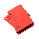 Rvelon iPhone 14 Etui Utbrettbar Kortlomme Rød