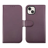 Rvelon iPhone 14 Etui Detachable Wallet Case Lilla