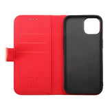 Rvelon iPhone 14 Etui Detachable Wallet Case Rød