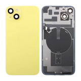 iPhone 14 Plus Baksideglass Komplett - Gul