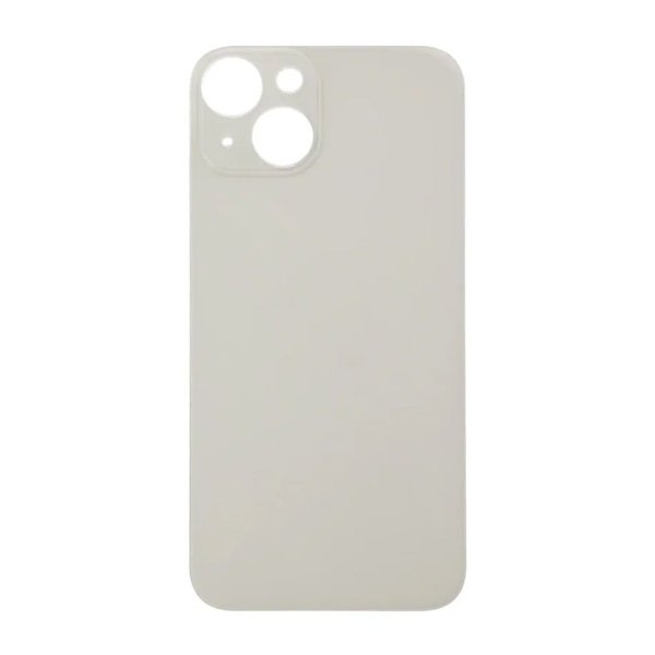 iPhone 14 Plus Bakside glass med selvklebende teip - Hvit