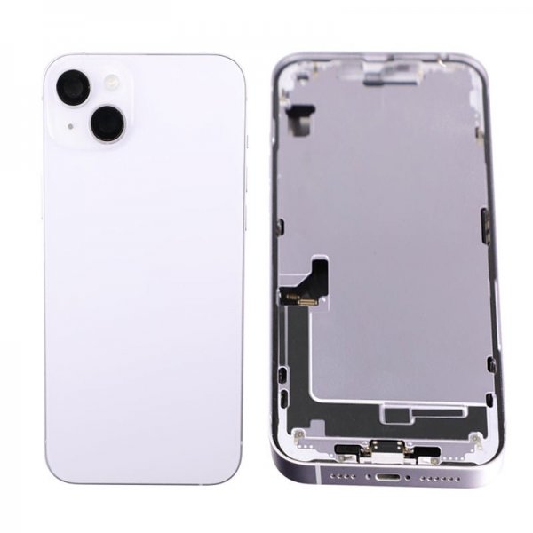 iPhone 14 Plus Bakside med Komplett Ramme - Lilla