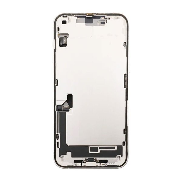 iPhone 14 Plus Bakside med Komplett Ramme - Hvit