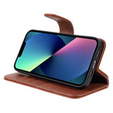 Nordic Covers iPhone 14 Plus Etui Essential Leather Maple Brown