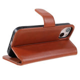 Nordic Covers iPhone 14 Plus Etui Essential Leather Maple Brown