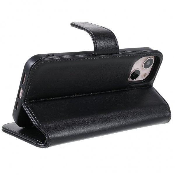 Nordic Covers iPhone 14 Plus Etui Essential Leather Raven Black