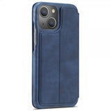 Lc.Imeeke iPhone 14 Plus Etui Flip Blå