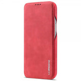 Lc.Imeeke iPhone 14 Plus Etui Flip Rød