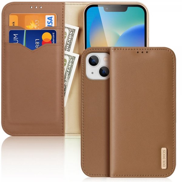 Dux Ducis iPhone 14 Plus Etui Hivo Series Brun
