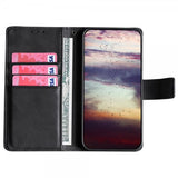 iPhone 14 Plus Etui Krokodillemønster Svart