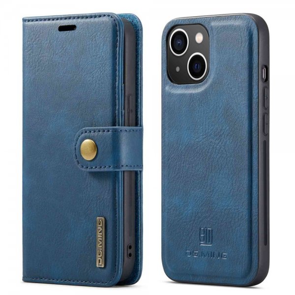 Dg.Ming iPhone 14 Plus Etui Avtagbart Deksel Blå
