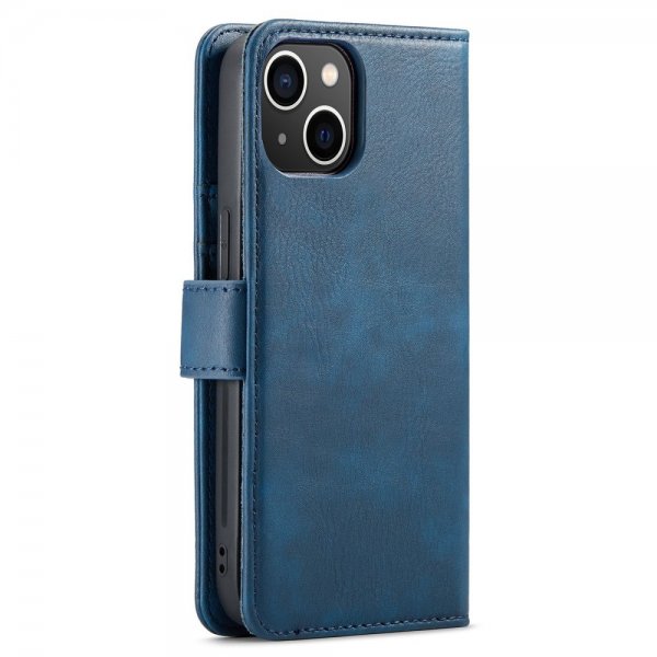 Dg.Ming iPhone 14 Plus Etui Avtagbart Deksel Blå