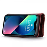 Dg.Ming iPhone 14 Plus Etui Avtagbart Deksel Rød