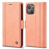 Lc.Imeeke iPhone 14 Plus Etui med Kortlomme Rosa