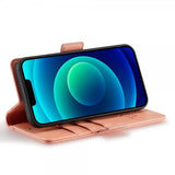 Lc.Imeeke iPhone 14 Plus Etui med Kortlomme Rosa