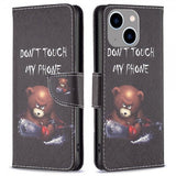 iPhone 14 Plus Etui Motiv Bjørn Don't Touch My Phone