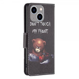 iPhone 14 Plus Etui Motiv Bjørn Don't Touch My Phone