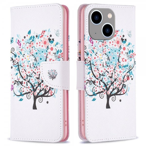 iPhone 14 Plus Etui Motiv Blomstertrær