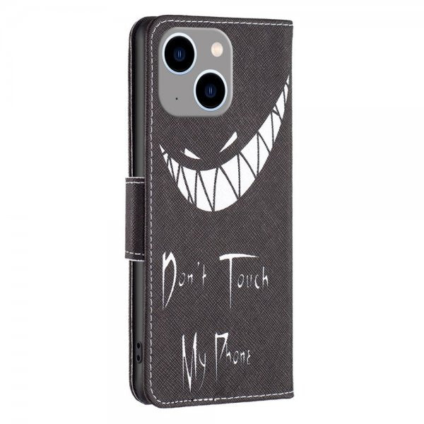 iPhone 14 Plus Etui Motiv Don't Touch My Phone