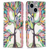 iPhone 14 Plus Etui Motiv Fargerik Tre