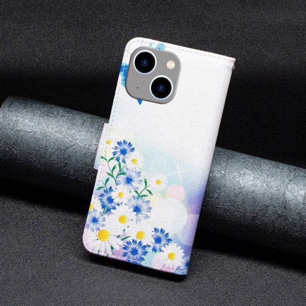 iPhone 14 Plus Etui Motiv Sommerfugler Og Blomster